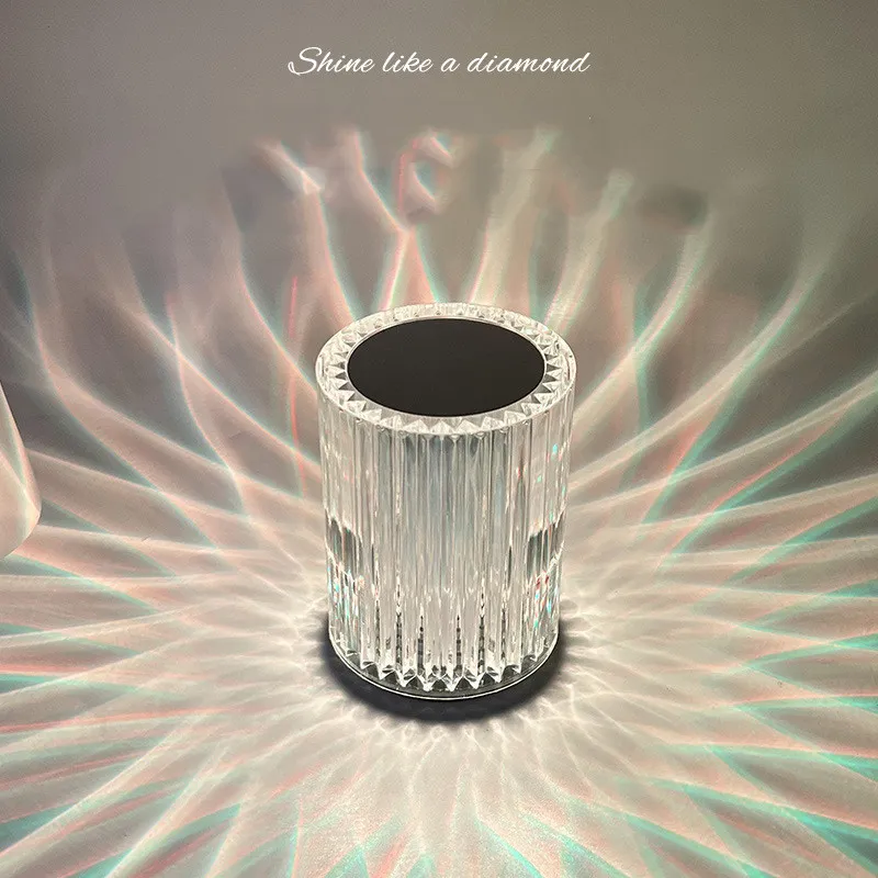 Crystal Lamp Table Lamp Atmosphere Creative Line Small Night Lamp Led Lights – image 10