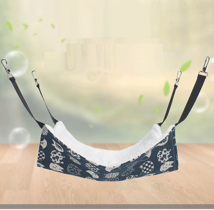 แฮมม็อคสำหรับสัตว์เลี้ยง ผ้าฟลีซระบายอากาศ สบายและปลอดภัย สำหรับแมวและสุนัข