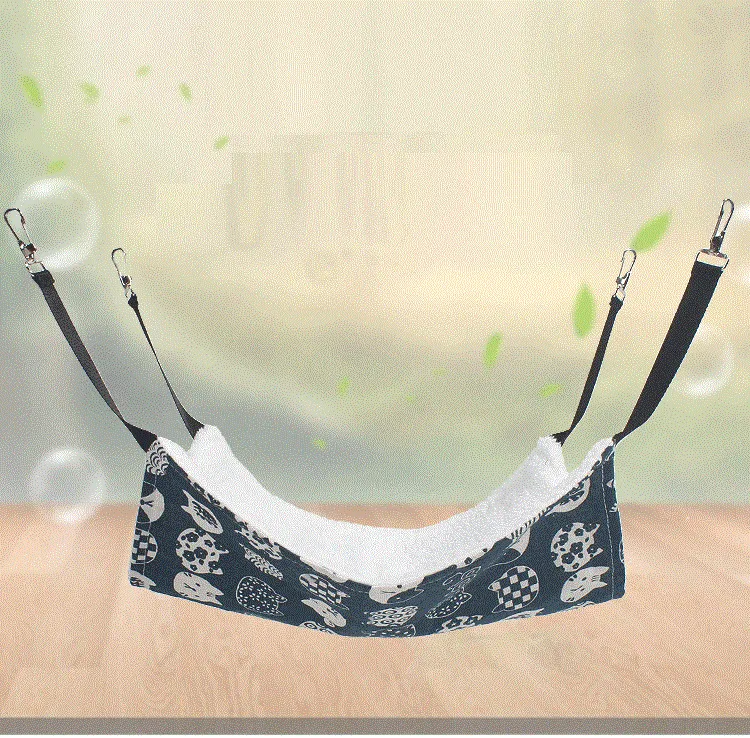 Breathable Fleece Hook Pet Hammock