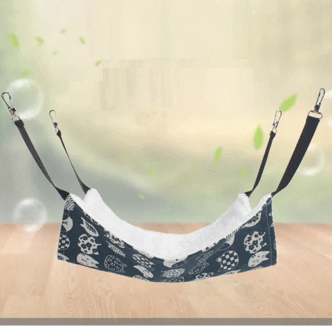 Breathable Fleece Hook Pet Hammock Supplies