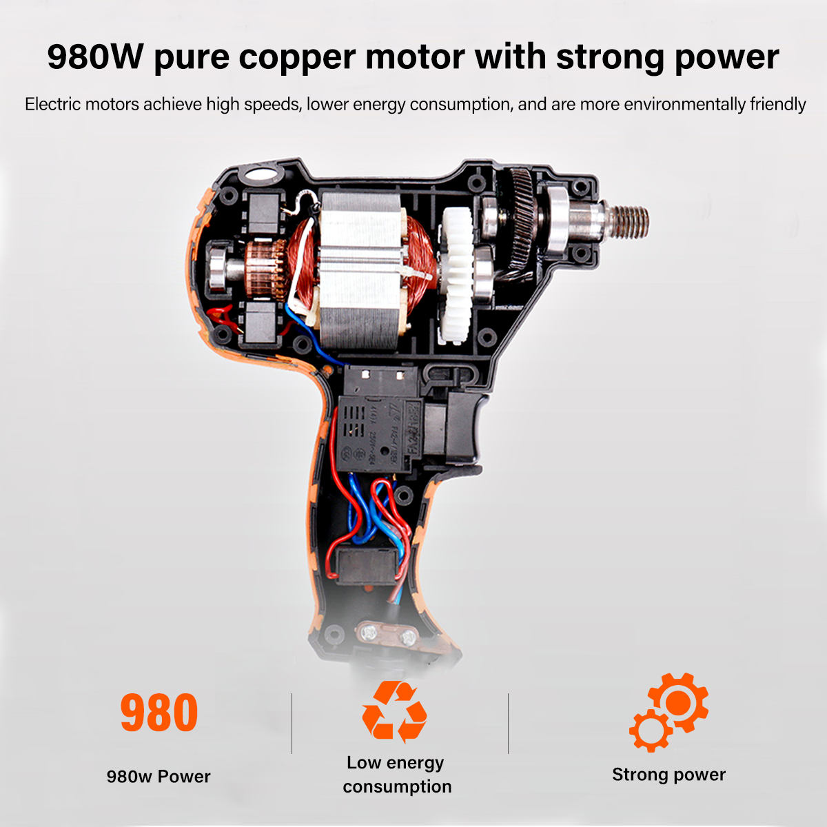 980W Heavy Duty Car Polisher Buffer Sander Waxing Kit 6 Speed With 5 Pad Bonnet 9