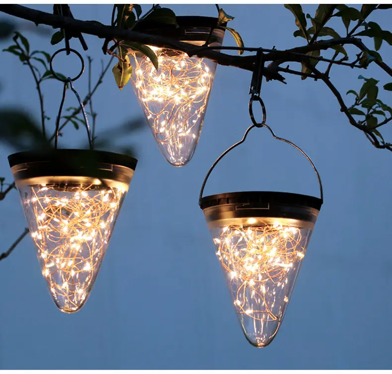 Solar Outdoor Waterproof Garden Light Cone Star