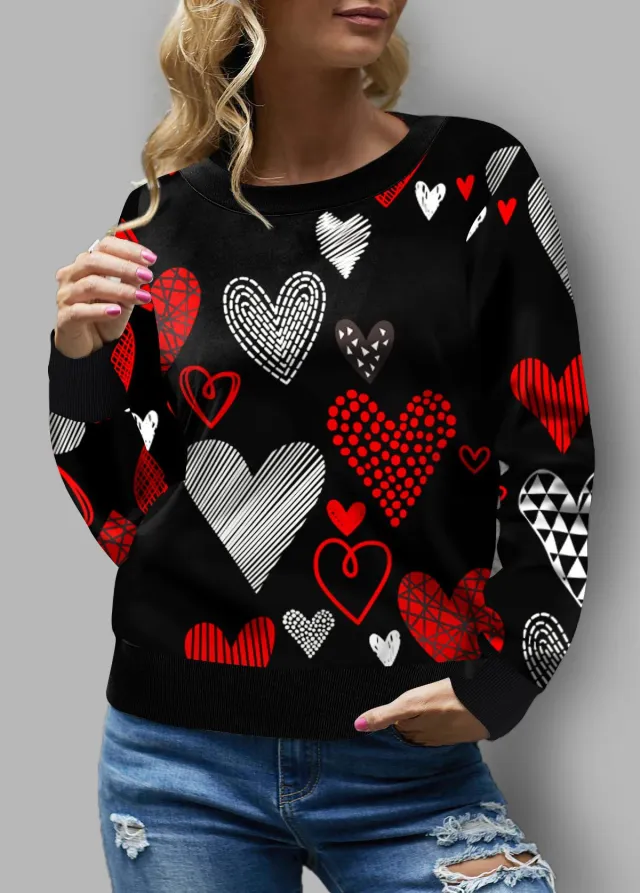 Women's Tie Dye Print Crew Neck Raglan Casual Loose Sweatshirt Element7 L - Shop at LoveMi