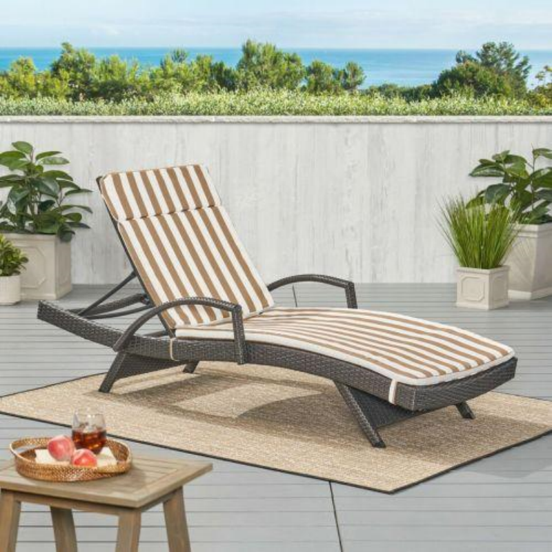 Two Salem Outdoor Lounge Chair Cushions, Lounge Chair Not Included.