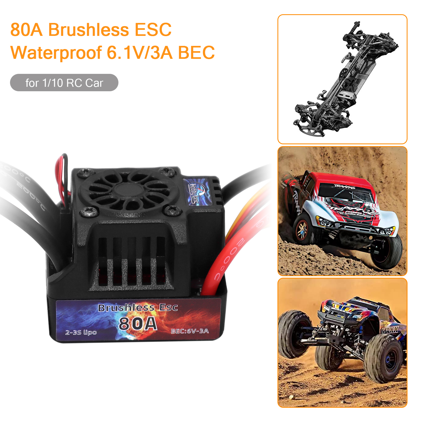 Brushless Motor 60A Brushless Adjustable Set - Image 4