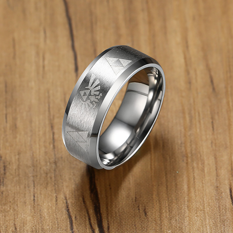 Title 4, Classic Jewelry Fashion Stainless Steel Ring