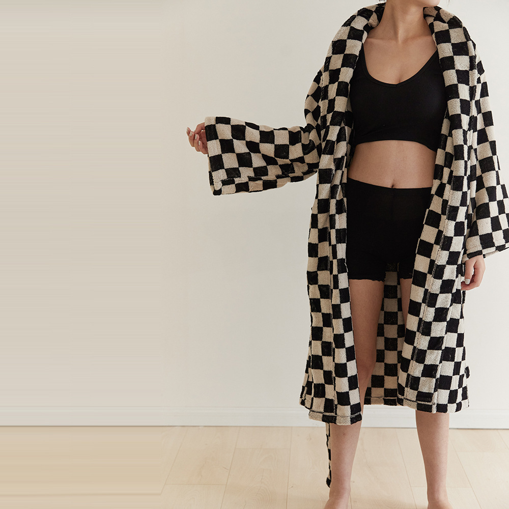 Simple Towel Men's And Women's Bathrobe