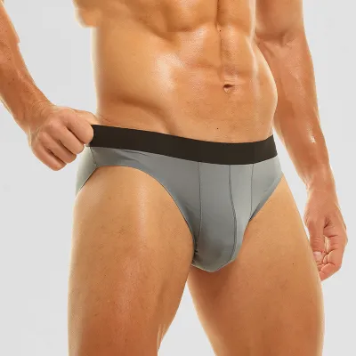 Men's Ice Silk Seamless Summer Breathable Briefs