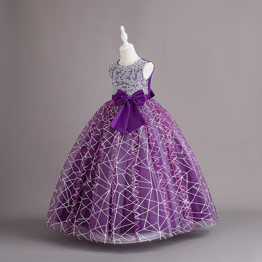 Girls Birthday Princess Dress Gauzy Gown - Image 1