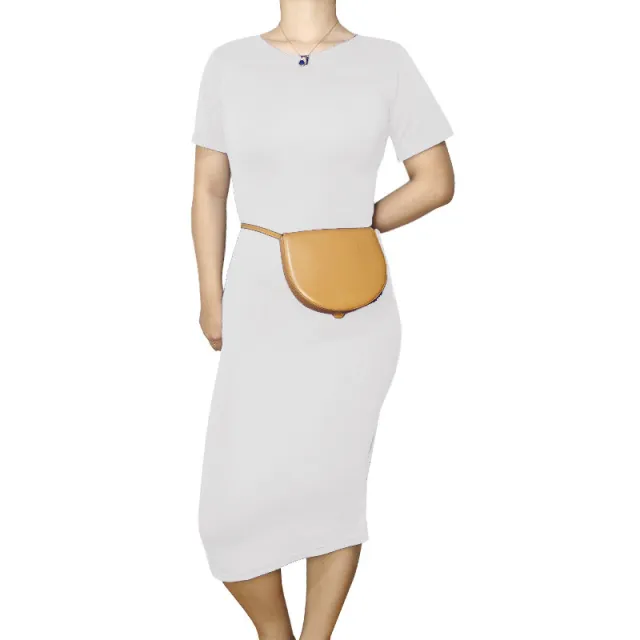 Autumn Winter Dress Multicolor Multi Size OL White - Shop at LoveMi