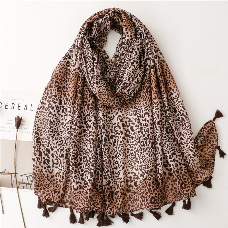 Leopard Print Scarf