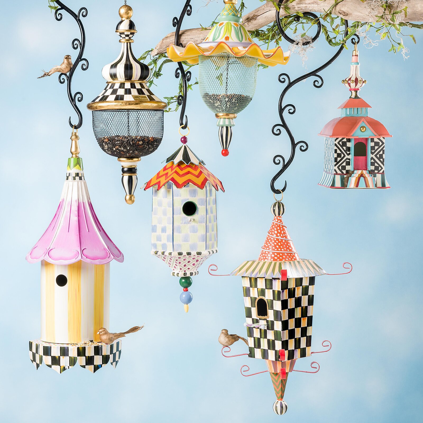 Title 7, Outdoor Creative Castle Pendant Feeder Birdhous...