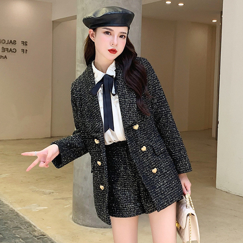 French Xiaoxiang Suit Female Salt Double-breasted