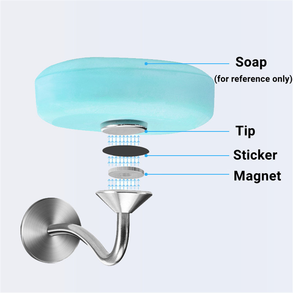 Toiletries Magnetic Bathroom Soap Rack S Type