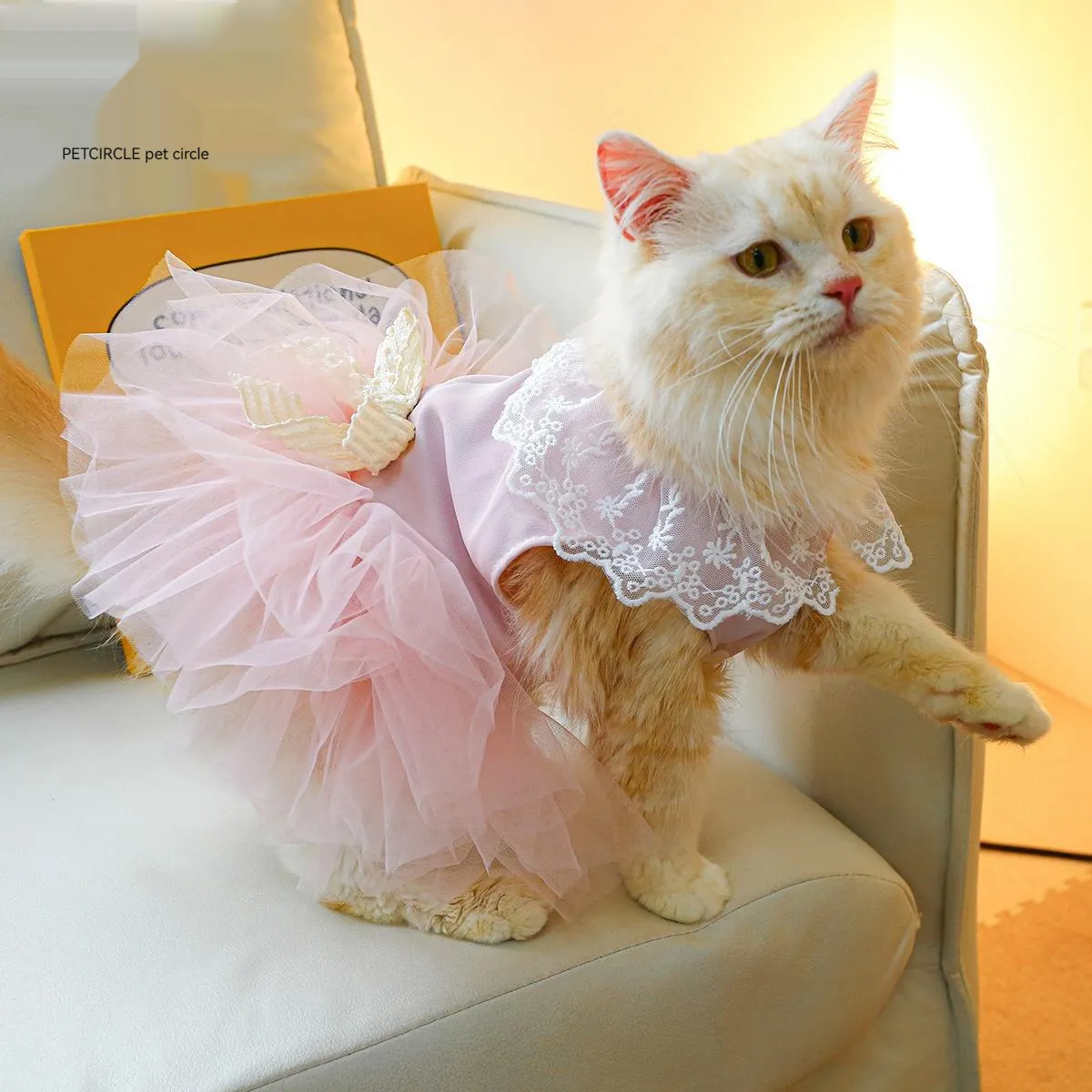Pet Clothing Cat Clothes Lace