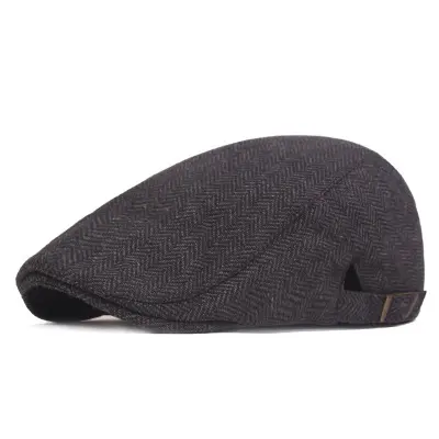 Autumn and Winter Woolen Mens and Womens Beret Caps