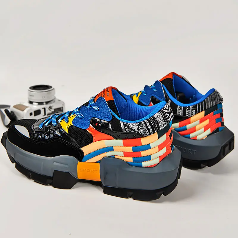 Men's Thick Bottom Trendy All-match Sneakers
