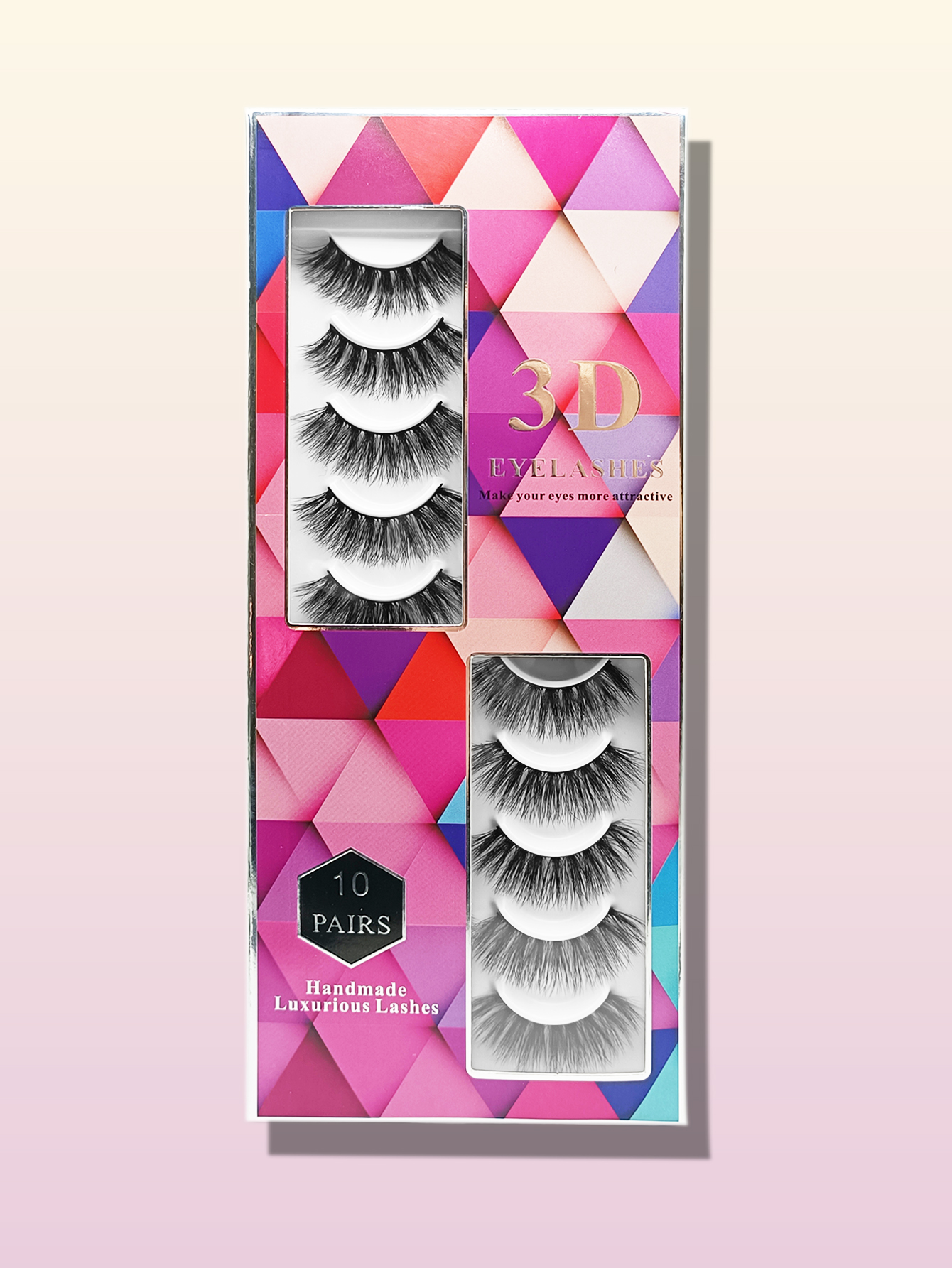 3D Premium Faux Mink False Eyelashes MK-36 2