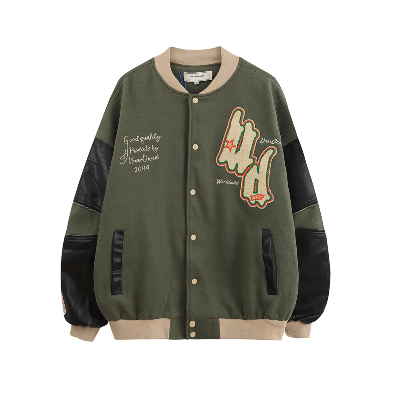 Women's Cartoon Letter Long Sleeve Jacket