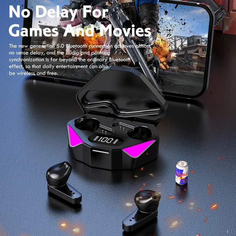 Wireless Gaming Headphones No Delay Noise Reduction Bluetooth Earphones HIFI Sound E-Sport Game Headset With Mic – image 4