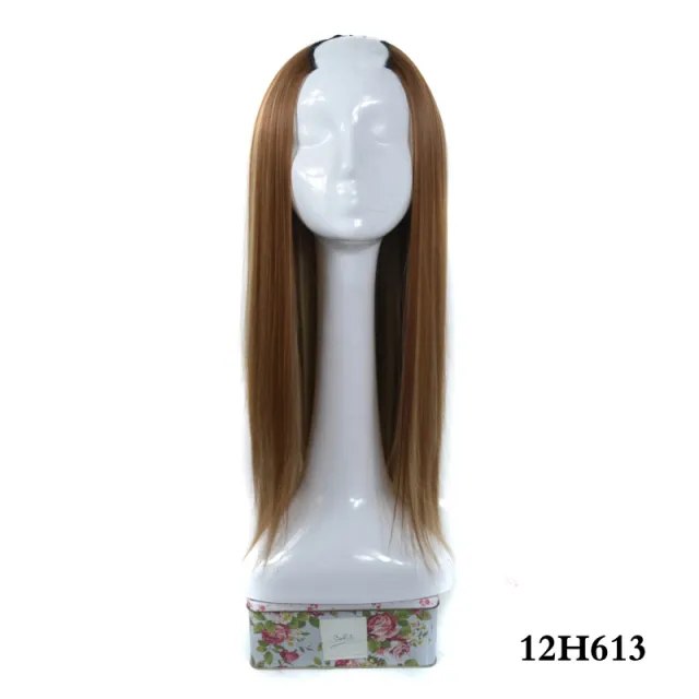 Women's Long Straight Hair U shaped Half Headgear 12H613 Straight Hair - Shop at LoveMi