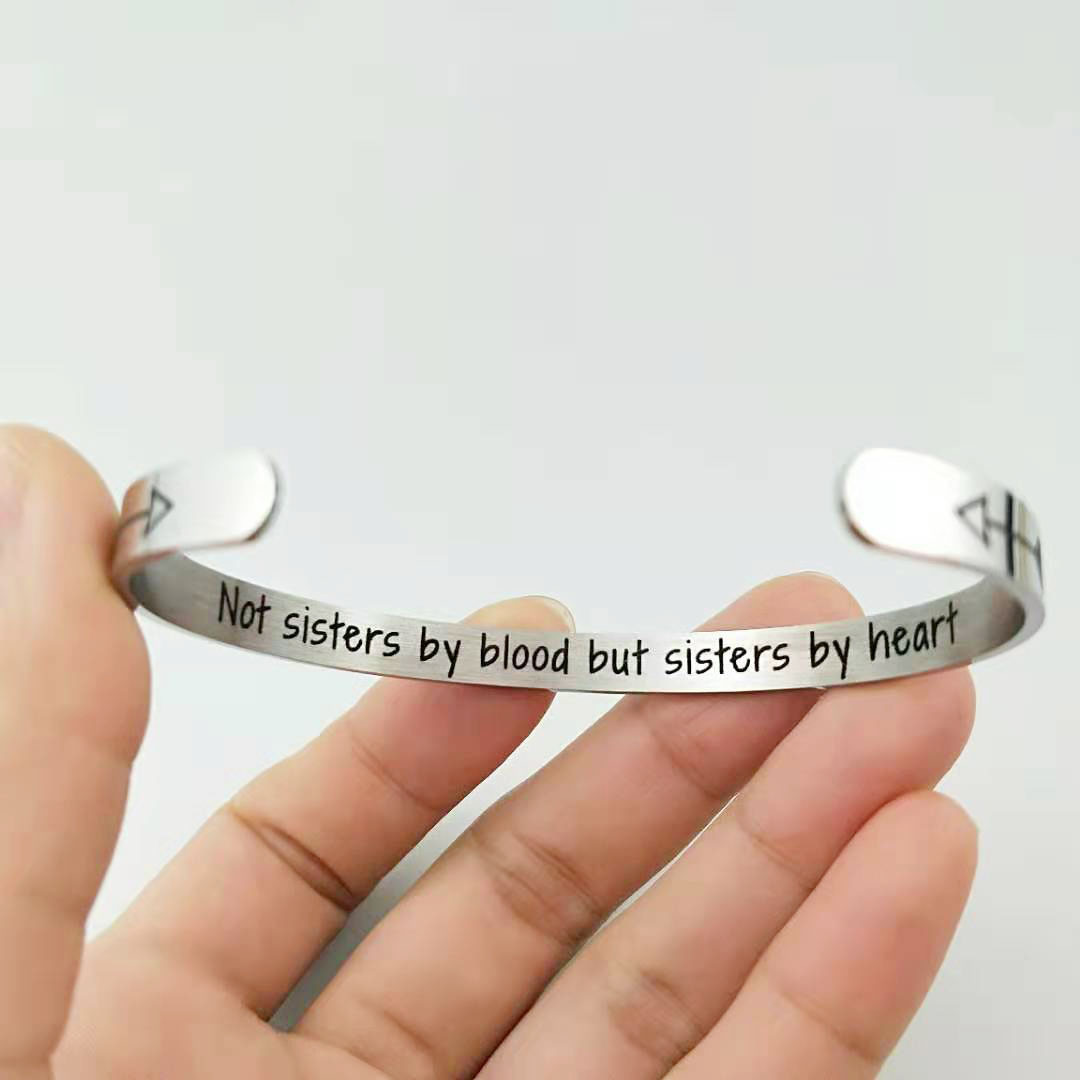 Good Sister bracelet on wrist