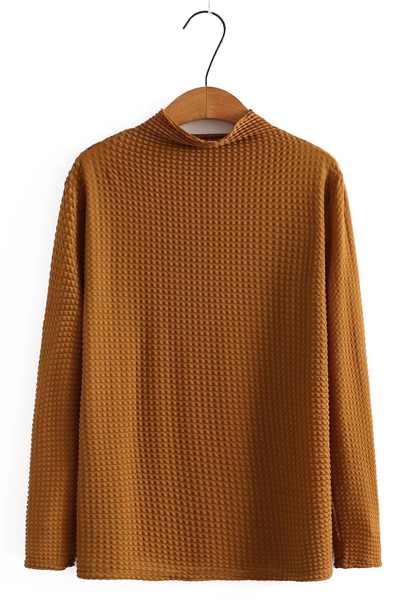 Women's Loose All Match Half Turtleneck Bottoming Shirt Top