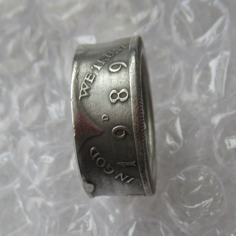 Title 6, Anillo Artesanal Plateado en Plata Antigua con ...