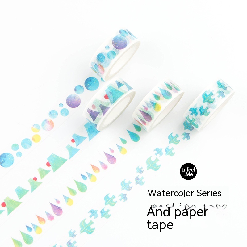 Title 4, Japanese Watercolor Adhesive Tape DIY Notebook ...