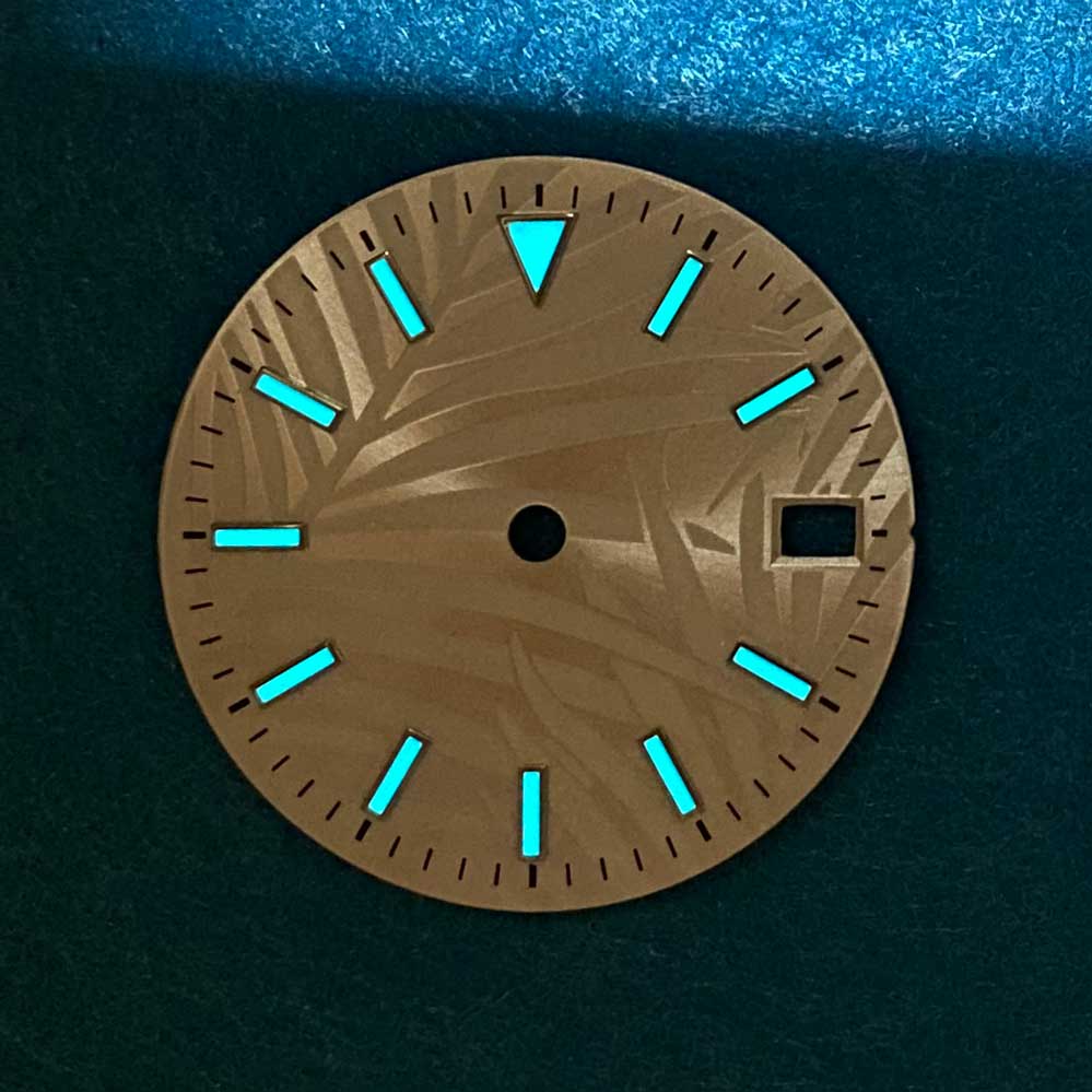 Title 4, NH35A Watch Accessories 285mm Luminous Dial