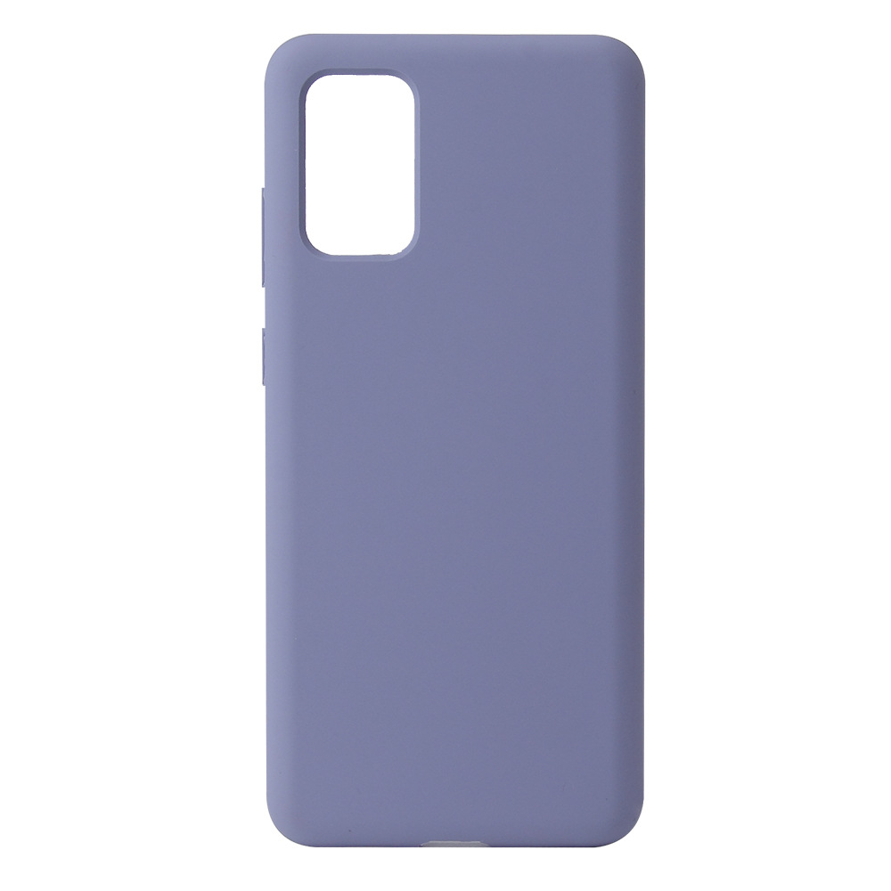 Coque de téléphone intégrale en silicone liquide – bleu cobalt – S21 Ultra