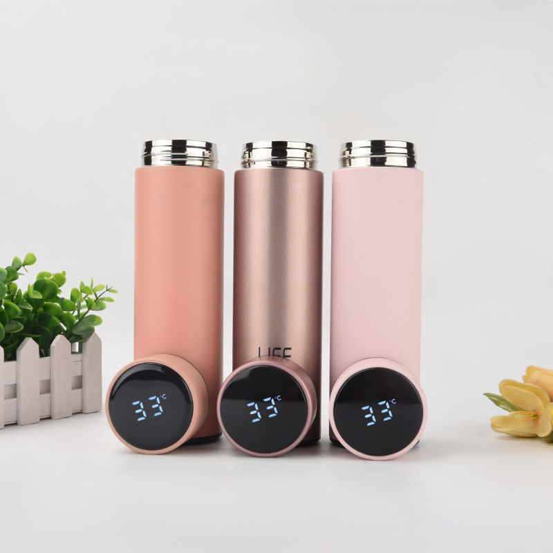 Title 4, Stainless Steel Smart Vacuum Flask Straighten T...