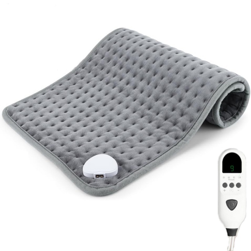 Electric Heat Pad Heating Pad Back Neck Shoulder Belly Heating Relief Gray - Shop at LoveMi