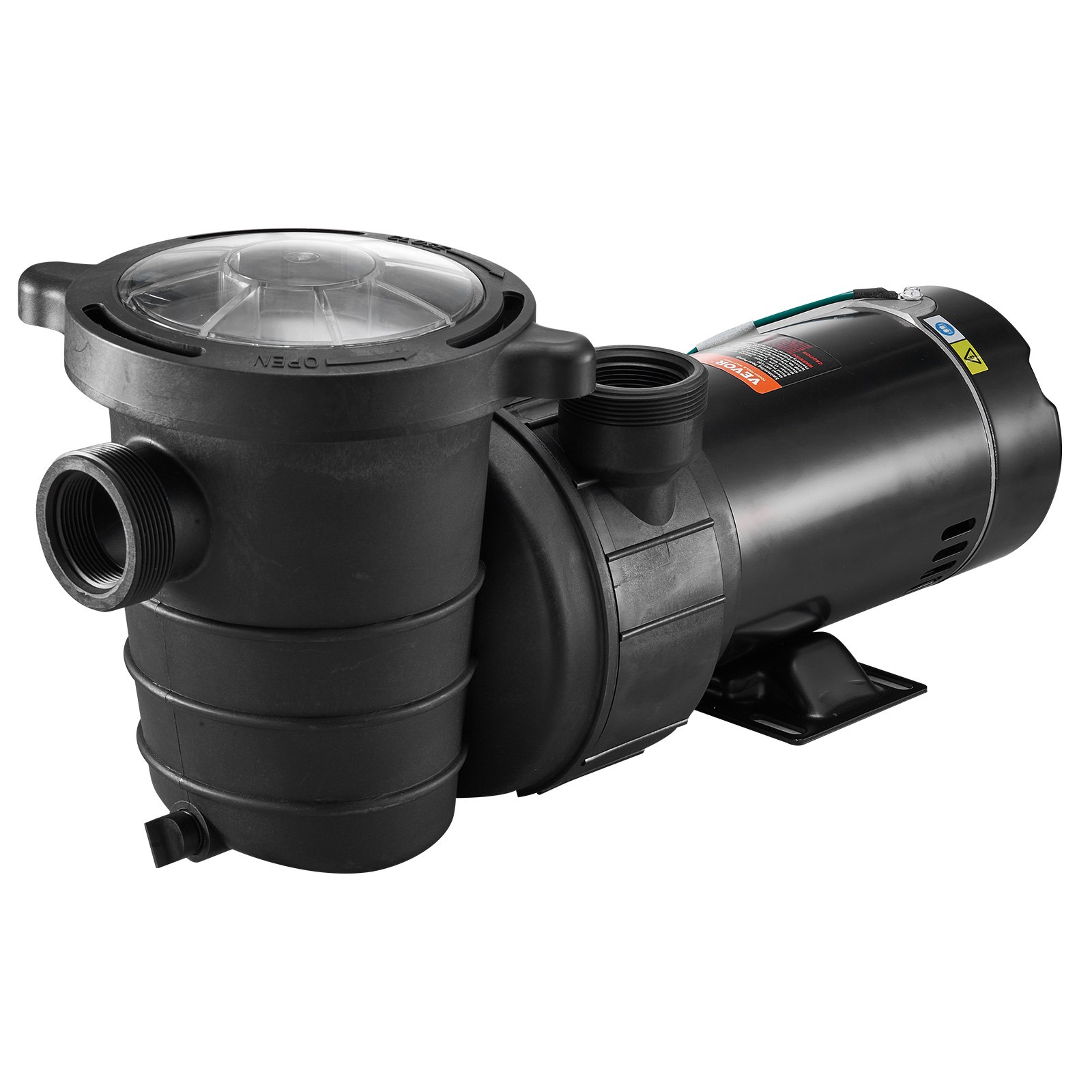 VEVOR Swimming Pool 2.0HP 115V 1500W, Single Speed Pumps For Above Ground Pool, Strainer Basket, 5400 GPH… image 5