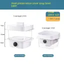 Multi-layer Dish Cover Heat Preservation Kitchen Cover Dining Table Leftover Storage Box Transparent Stack Cooking Hood Steamer view 12