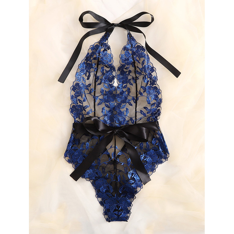 New European And American One Piece See-through Pajamas