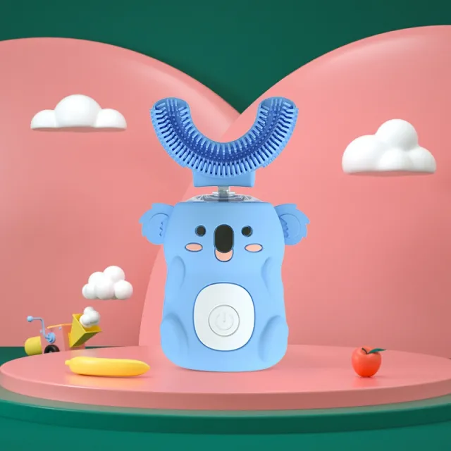 Intelligent Toothbrush Music Voice Guide Children Brushing Teeth Blue - Shop at LoveMi