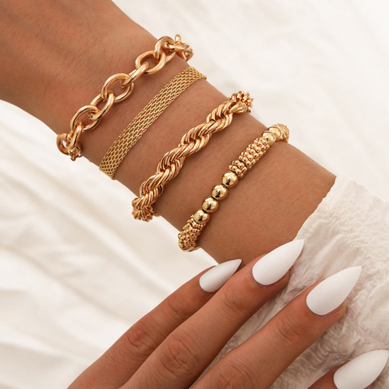 Personality Geometric Simple Winding Twist Bracelet