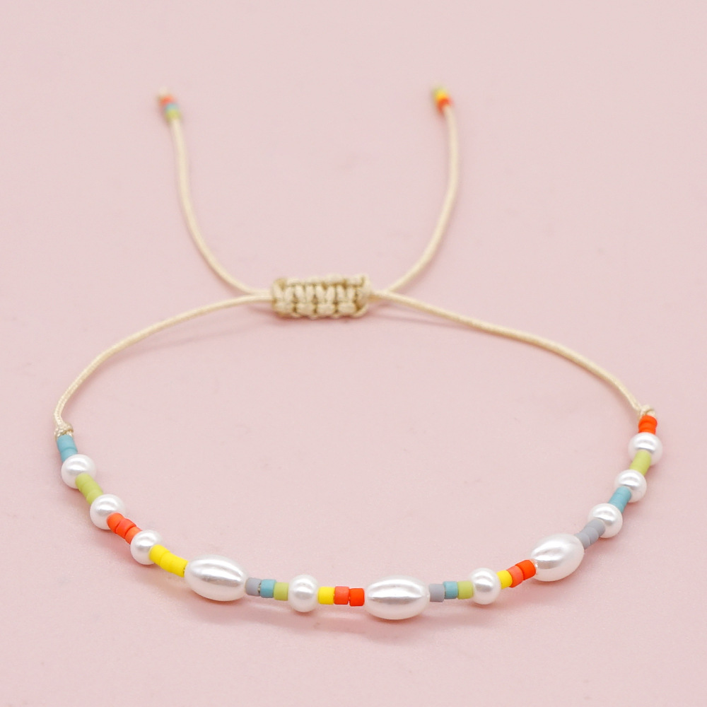 Title 3, Bracelet de perles tressé à la main pour femmes