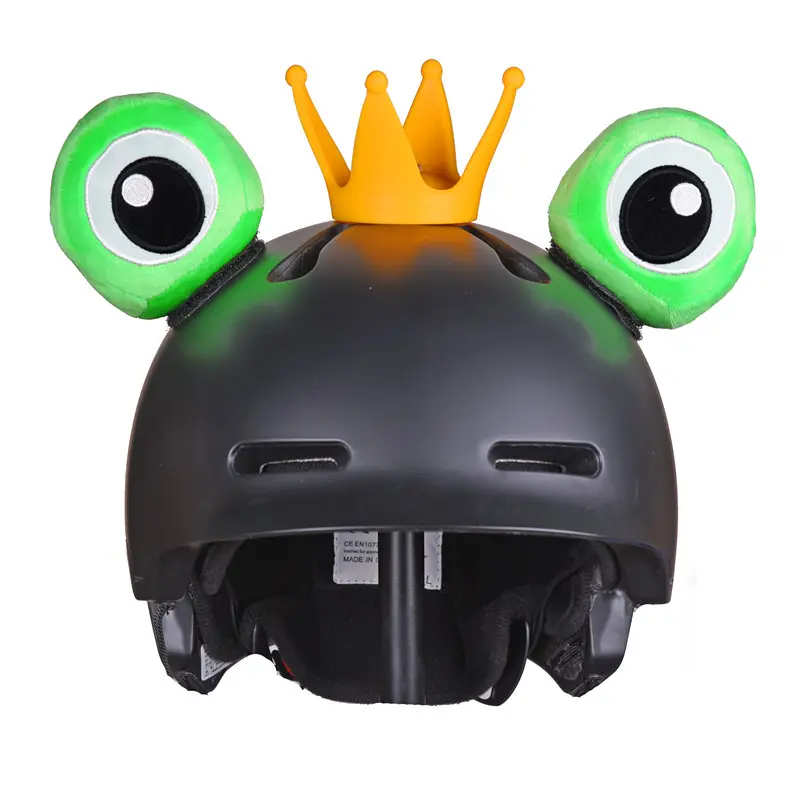 Motorcycle Frog Eyes Helmet Crown Decoration Cat