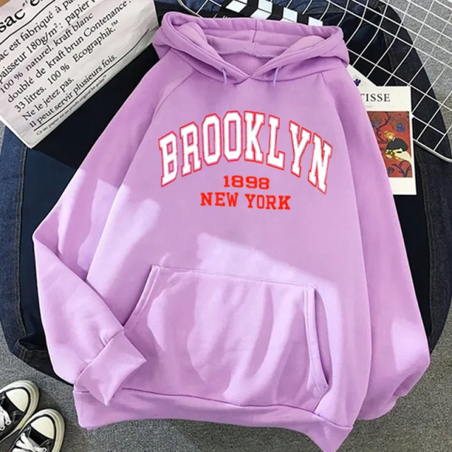 Printed Sports Plus Fleece Hooded Sweatshirt 12 Style Xl - Shop at LoveMi
