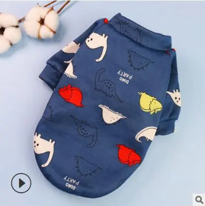 Small Dog Pet Trendy Winter Clothes Dinosaur - Shop at LoveMi