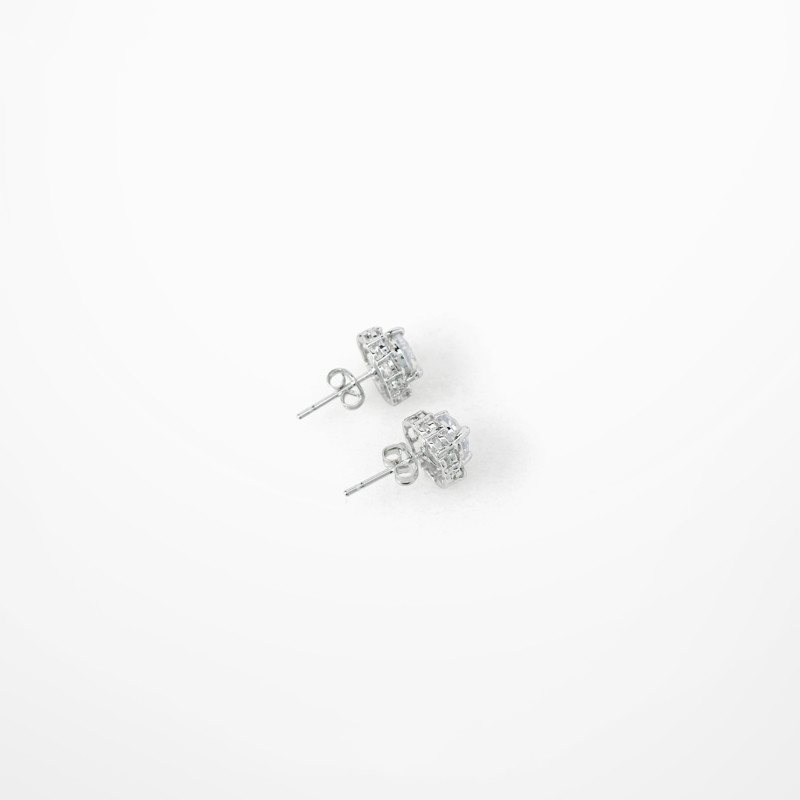 Trendy Men And Women Diamond And Rhinestone Stud Earrings