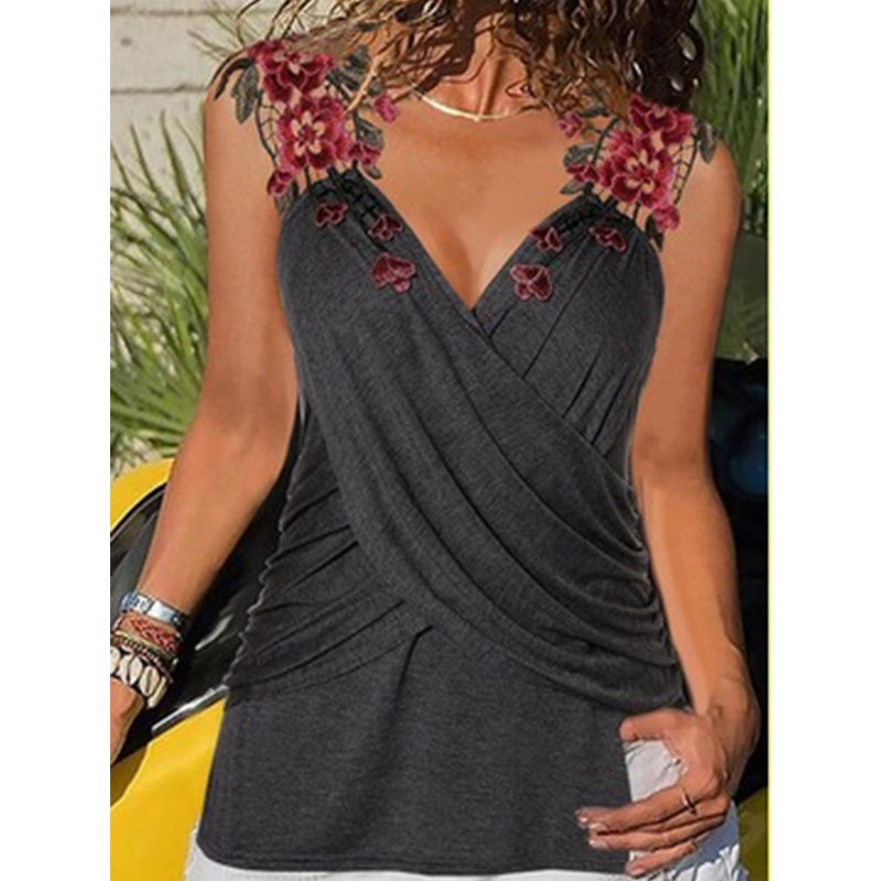 Slim-fit Solid Color Short Sleeves