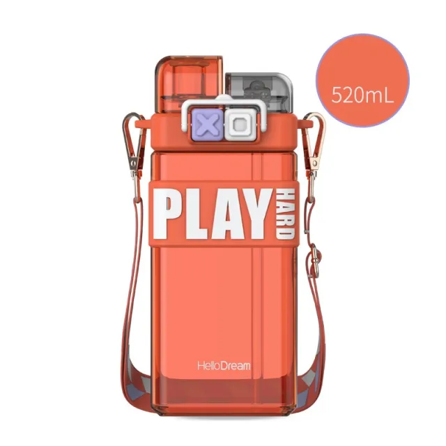 Tritan Material High Temperature Sports Anti fall Water Bottle Red - Shop at LoveMi