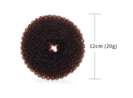 Foreign trade hair accessories manufacturers New donut flower taro hairdressing tools Variety balls head hair Coffee12Cm - Shop at LoveMi
