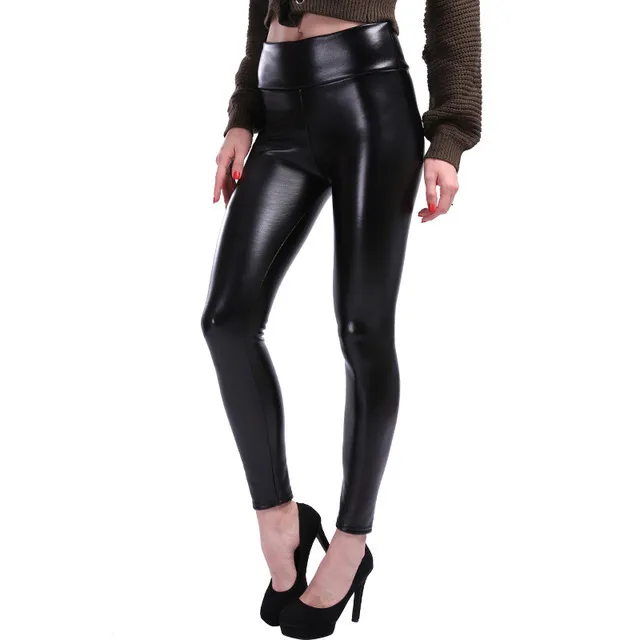 Leather Pants Leggings Plus Velvet Thickened Was Thin And High Waist - Thin Style-S
