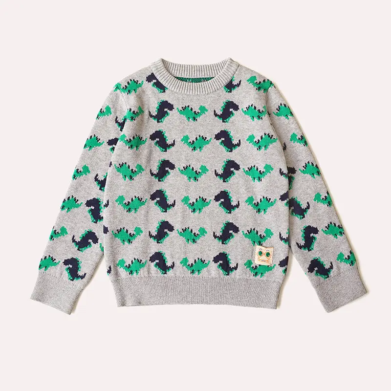 Boys Knit Sweaters Girls Pattern Baby Cotton Pullover