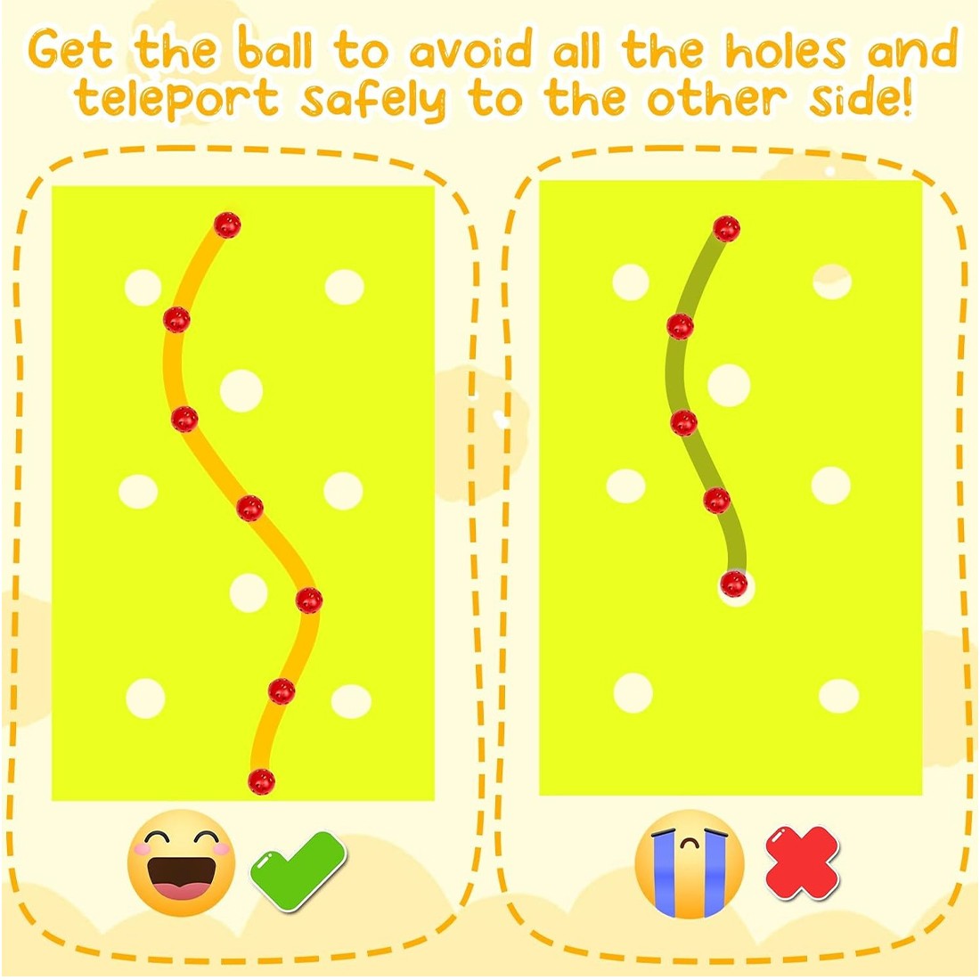 4 Color Cornhole Toss Game Set OutdoorIndoor Party With 6 Random Balls — image 2