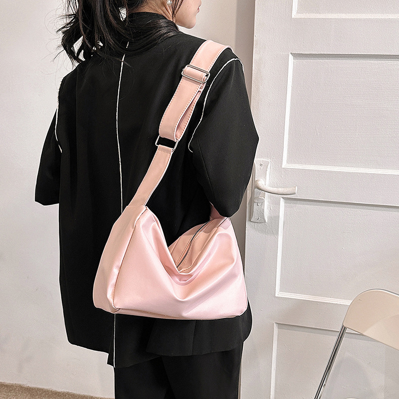 Title 4, Simple Solid Color Tote Idle Style New Large Ca...